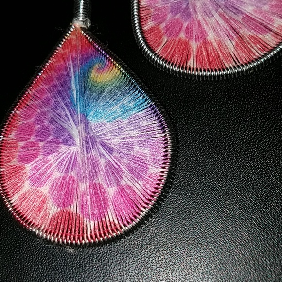🔵Woven earrings - Picture 3 of 3